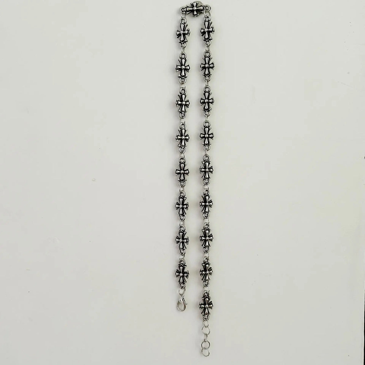 Trendy brand Croxin double cross bracelet male retro gothic dark wind bracelet female